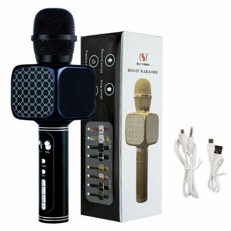 Picture of Wireless Bluetooth Microphone Speaker Karaoke Handheld Cellphone Karaoke Player Support USB/ Micro SD card/ MP3 Player & Bluetooth