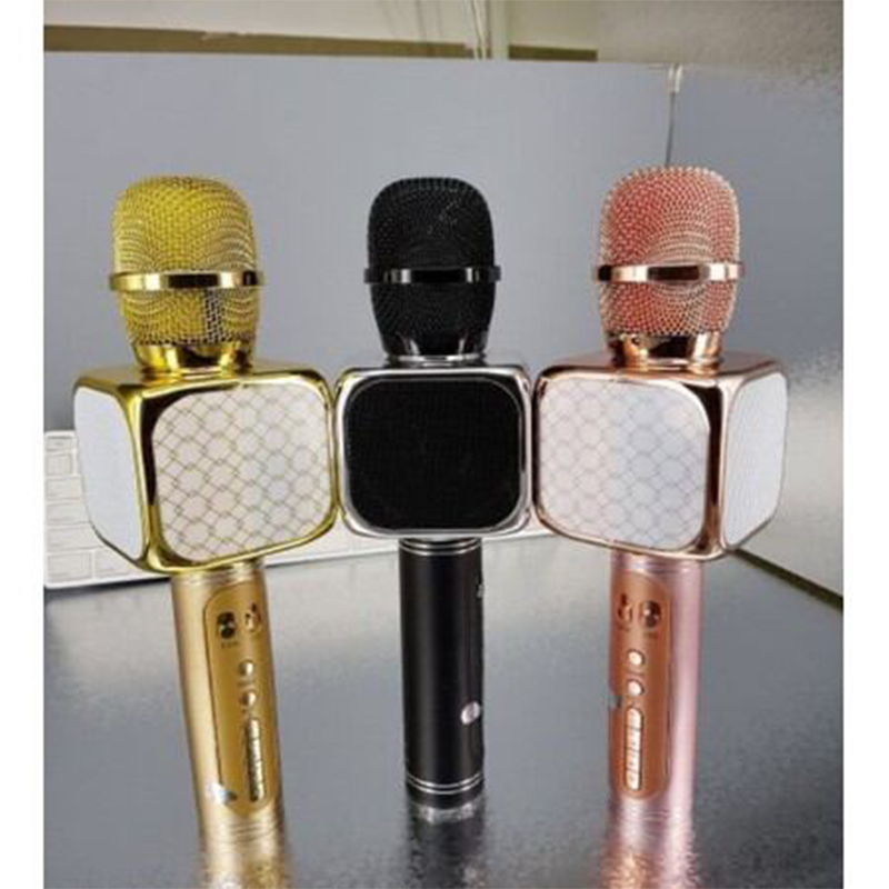 Picture of Professional Karaoke Wireless Bluetooth Microphone USB Recording Microphone Handheld Cellphone Karaoke Player Support USB/ Micro SD card/ MP3 Player & Bluetooth