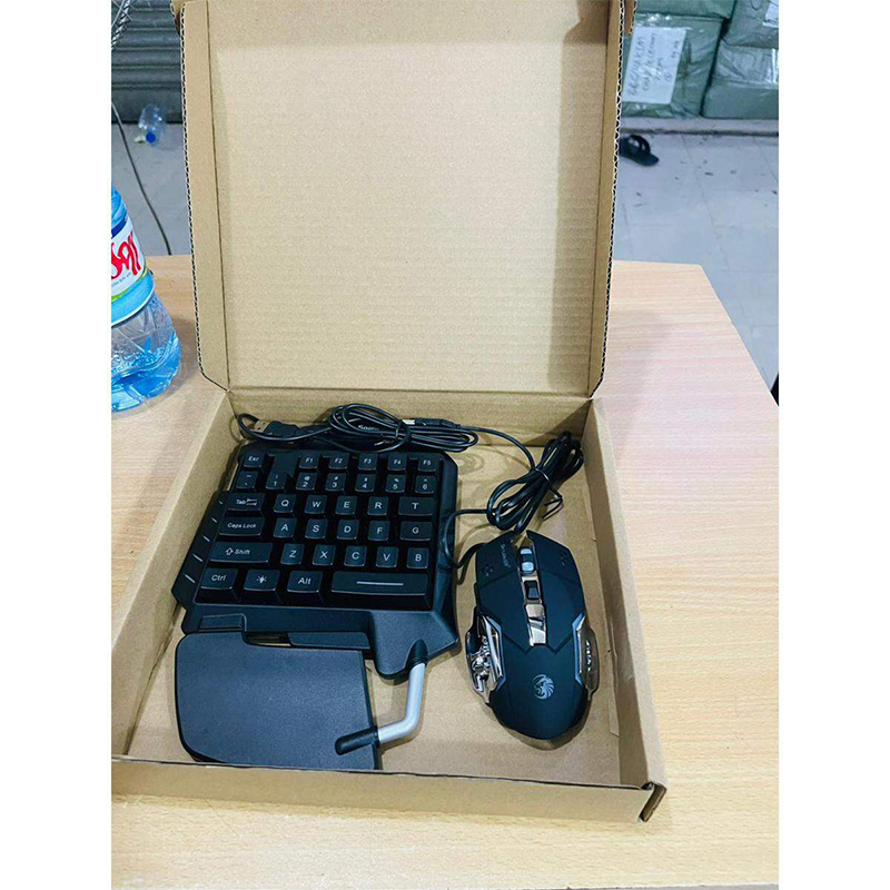 Picture of K-Snake Mobile Gaming RGB Keyboard & Mouse Combo set Black-Black