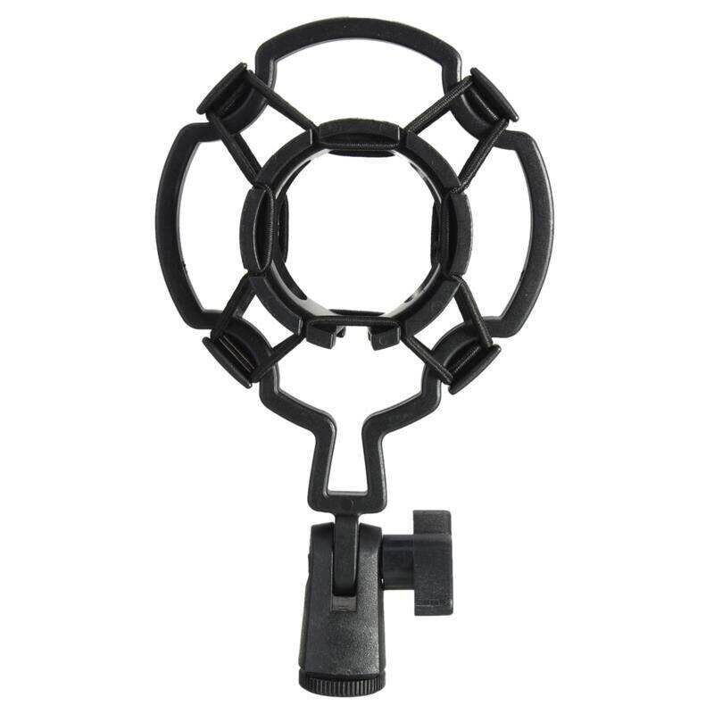 Picture of Universal Professional Condenser Microphone Mic Shock Mount Holder Studio Recording Bracket For Large Diaphram Mic Clip-Black