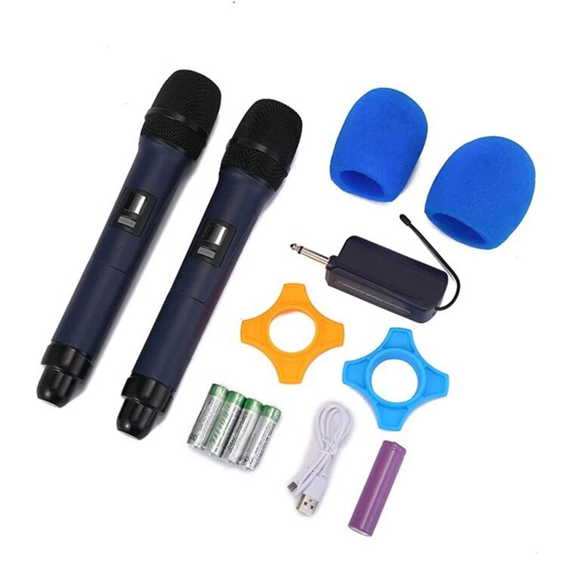Picture of SHENGFU W-15 High Quality Microphone Studio universal microphone wireless microphone for Karaoke Machine/PA Speakers System/Mixer/Speech/Church/Wedding
