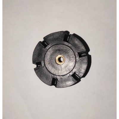 Picture of Blender Motor Connector Spare Parts Plastic Pulley 3.5cm 6 teeth Black  - 1pcs-Black