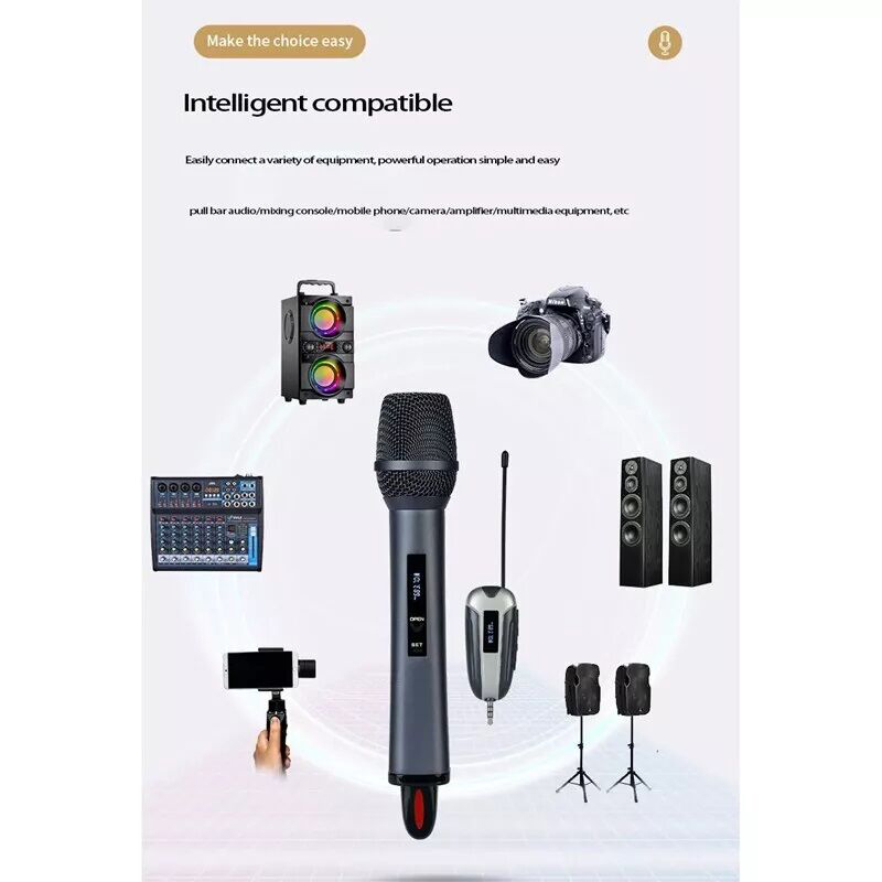Picture of Shengfu TX-11 Wireless Rechargeable Microphone Black-Black