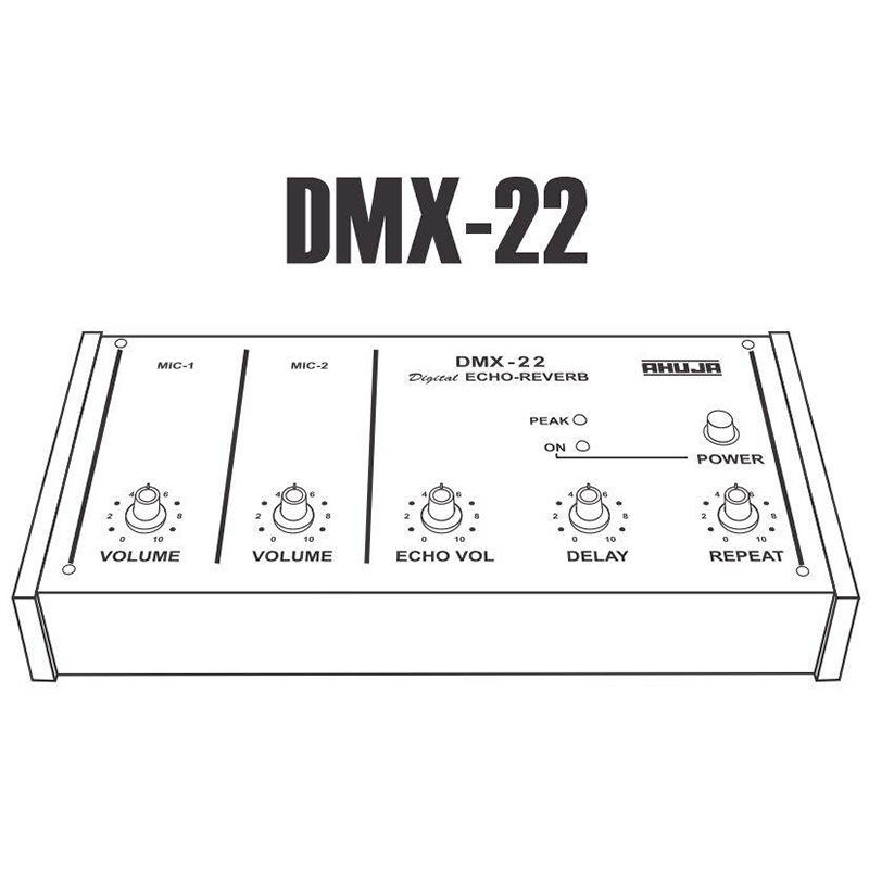 Picture of Ahuja PA Effect Pocessors Model DMX-22 Mixer Black-Black