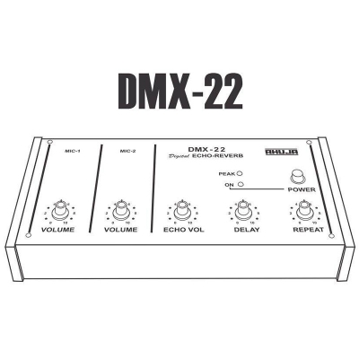 Picture of Ahuja PA Effect Pocessors Model DMX-22 Mixer Black-Black