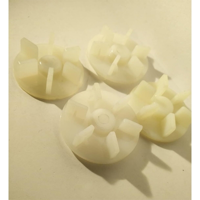Picture of Pully for Blender Machine Plastic 4 cm 6Teeth- 1 Pcs White