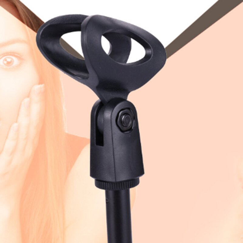 Picture of Microphone holder Microphone Stand Table stand microphone Mic table stand Stand holder with clamp-Black