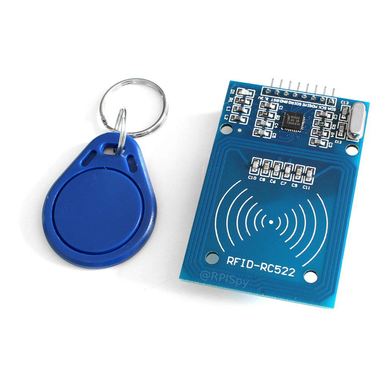 Picture of RC522 RF-ID Reader Write Card Proximity Module For DIY Arduino Pi PC Security System-Blue