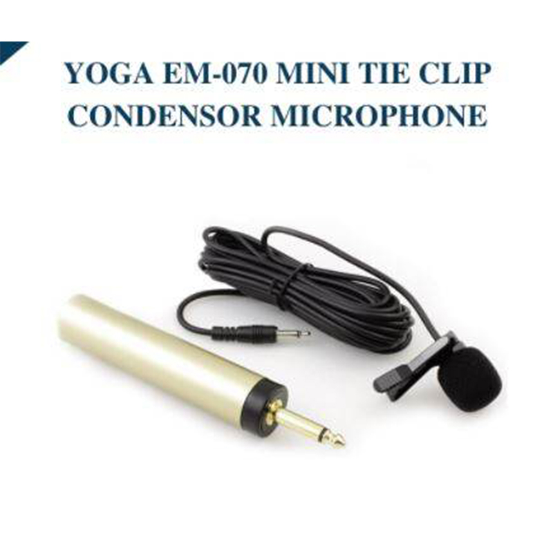 Picture of YOGA EM-070 Mini Tie Clip Condensor Microphone-Multicolor