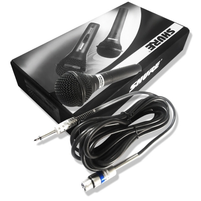 Picture of Shure Sm-959 Professional Uni-Directional Dynamic Microphone With XLR to 6.5mm Audio Cable 15 Feet-Black