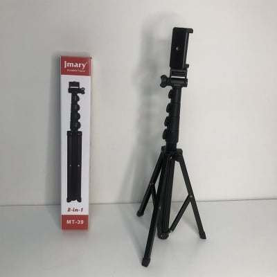 Picture of Jmary MT-39 Portable Tripod And Selfie Stick Combo-Black