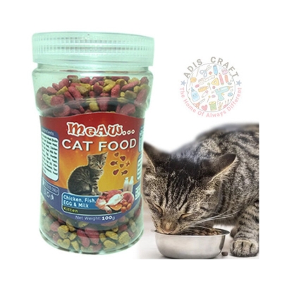 Picture of Kitten Cat Food for Deshi Cat 100gm (Chicken, Milk and Fish Flavour) 100gm Multicolor