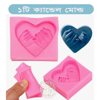 Picture of Love Ring candle mold Aromatherapy Plaster Silicone DIY Candle 3D Valentine Day Love