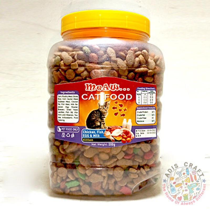 Picture of Cat food for Kitten Cat 500gm (Fish, Milk and Checken Flavour)