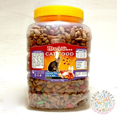 Picture of Cat food for Kitten Cat 500gm (Fish, Milk and Checken Flavour)