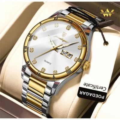 Picture of Poedagar Business Stainless Steel Best Elegant Quartz Watch for Men's
