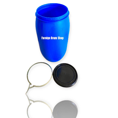 Picture of Foreign nylon plastic drum. To keep water and rice.
