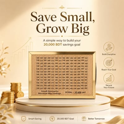 Picture of Wooden Money Saving Box (Piggy Bank) 