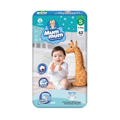 Picture of Mum Mum Baby Pant Diaper S – 42 Pcs (4-8 KG)