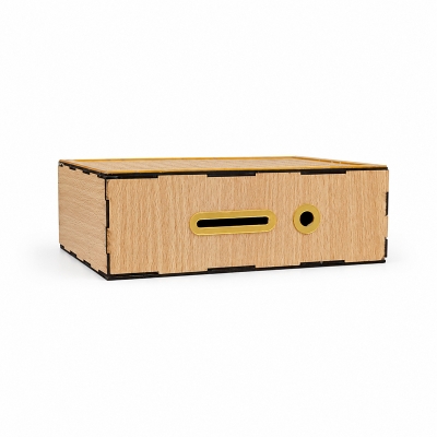Picture of Wooden Money Saving Box (Piggy Bank) 