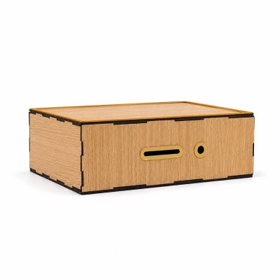 Picture of Wooden Money Saving Box (Piggy Bank) 