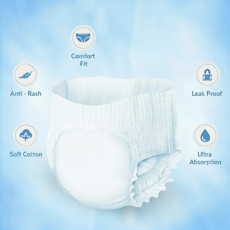 Picture of Mum Mum Baby Pant Diaper S – 42 Pcs (4-8 KG)