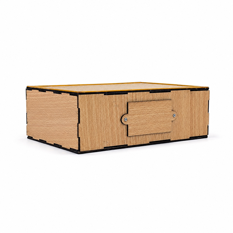 Picture of Wooden Money Saving Box (Piggy Bank) 