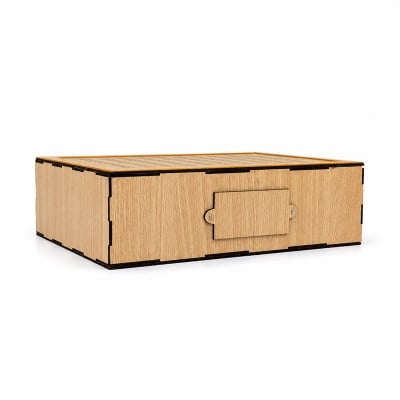 Picture of Wooden Money Saving Box (Piggy Bank) 