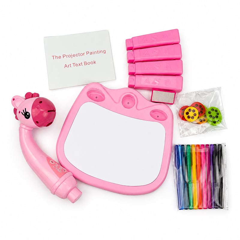 Picture of Little Hands Drawing Projector Table for Kids | Trace & Draw Educational Art Toy with Light | Safe ABS Doodle Board for Toddlers, Boys & Girls