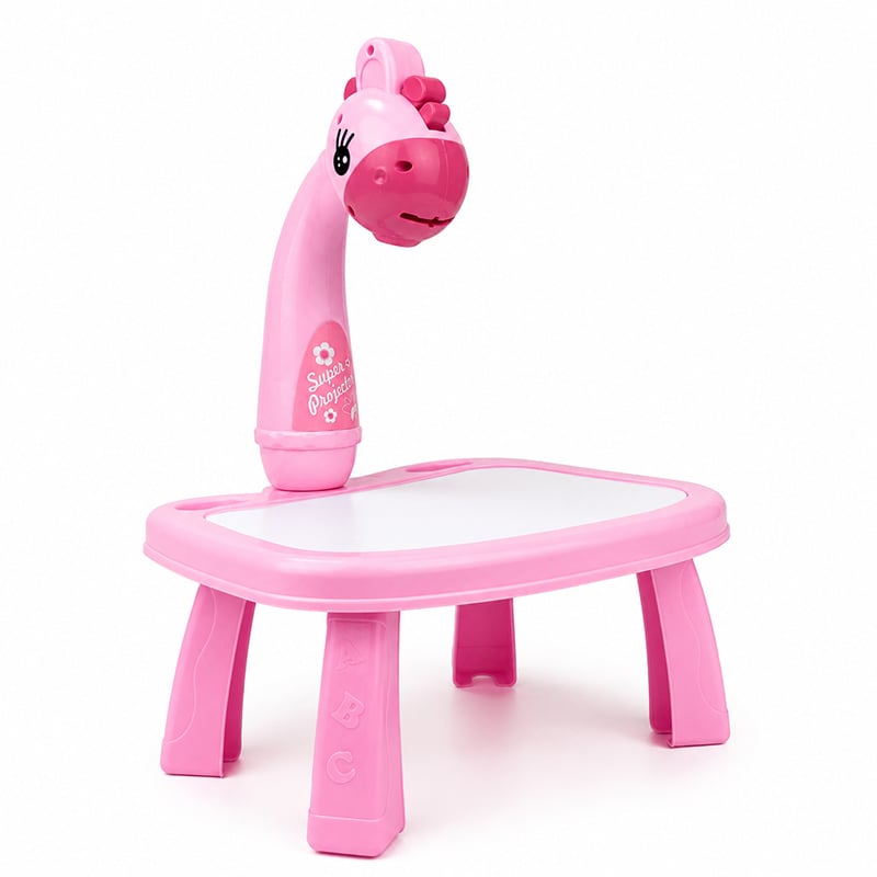 Picture of Little Hands Drawing Projector Table for Kids | Trace & Draw Educational Art Toy with Light | Safe ABS Doodle Board for Toddlers, Boys & Girls