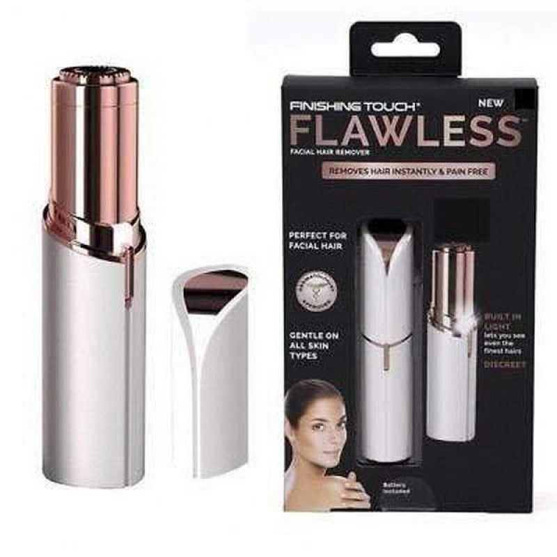 Picture of BLAWLESS HX-203B 2 in 1 Eyebrow Trimmer & Facial Hair Removal for Women Rechargeable Hair Remover and Eyebrow Razor Waterproof Painless Lady Shaver - BLWWT