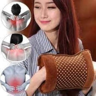 Picture of Electric Hot Water Bag / Heat Pillow and Pain Remover By Shop Exclusive - Multicolour - hot water bag - Multicolor