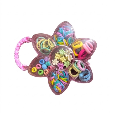 Picture of Band & Hair Clip Gift Combo Box for Girls - Multicolor