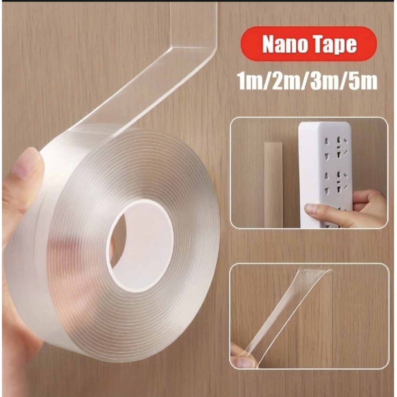 Picture of 1.5M Wide Clear Nano Double Side Adhesive Tape - Nano tape - Multicolor