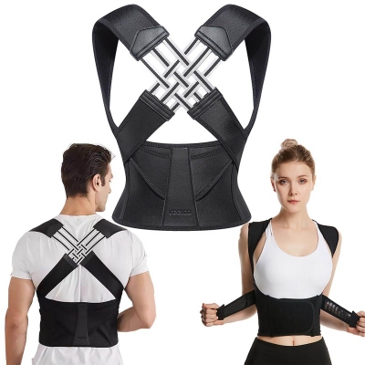 Picture of Posture Corrector for Men and Women, Back Brace Posture Corrector,Adjustable Back Posture Belt,Back Straightener,Back Brace Posture Corrector for Shoulder, Back and Spine Paines Relief