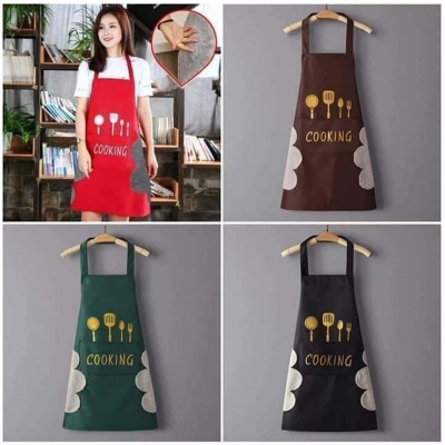 Picture of MILENZO Kitchen Apron Oxford Cloth Waterproof Oilproof  Apron
