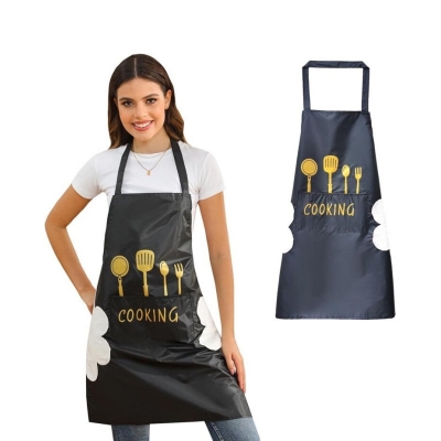 Picture of MILENZO Kitchen Apron Oxford Cloth Waterproof Oilproof  Apron