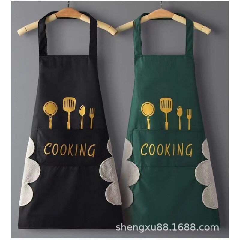Picture of MILENZO Kitchen Apron Oxford Cloth Waterproof Oilproof  Apron