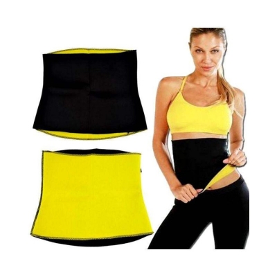 Picture of Indian Sweat Slim Belt Plus For Men & Women - Achieve Your Fitness Goals With This Sweat Slim Belt Plus, Ideal For Both Men And Women, Miss Belt,, Back Pain Support Belt, - Black