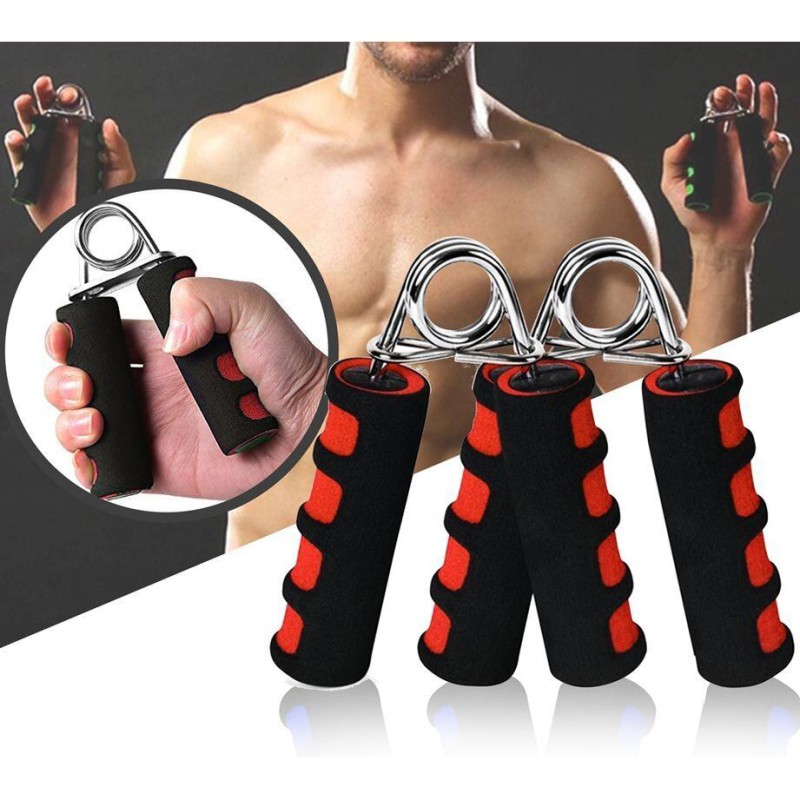 Picture of 1 Piece Hand Grip & Wrist Strengthener - Metal Exerciser For Hands, Hands And Fingers, Sponge Forarm Health Builder Gym Household Training Equipment - Multicolor