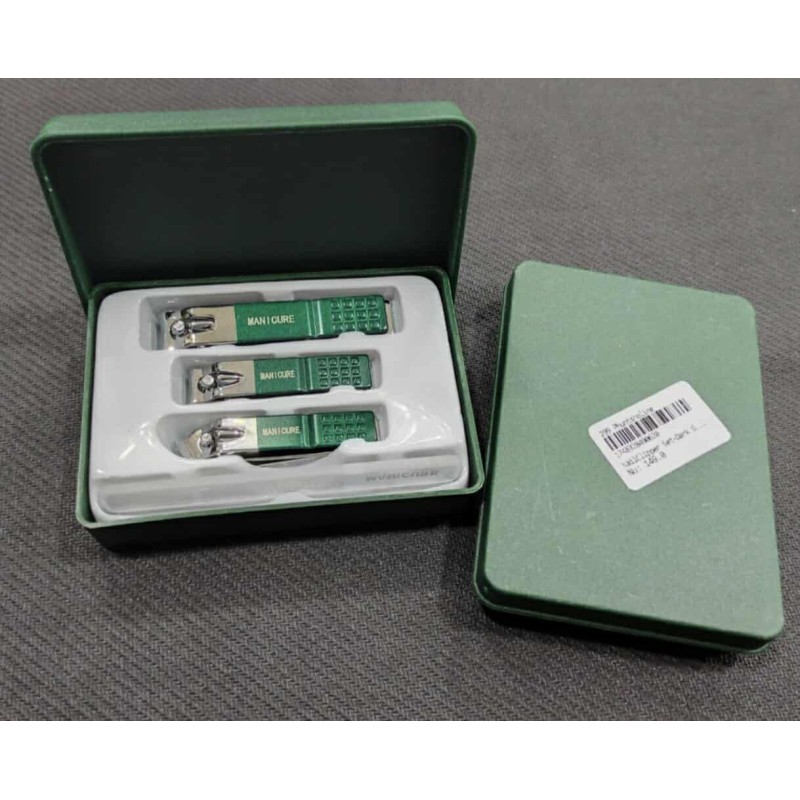 Picture of Manimate 4-Pcs Nail Clippers Set - With Nail File - Green