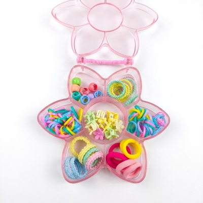 Picture of Band & Hair Clip Gift Combo Box for Girls - Multicolor
