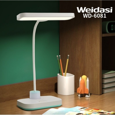Picture of WEDASI ELECTRIC AC/ DC USB 3 MODES EYE PROTECTOR LAMP WD-6047 FOR READING,OFFICE,BEDROOM DECOR. - Multicolor