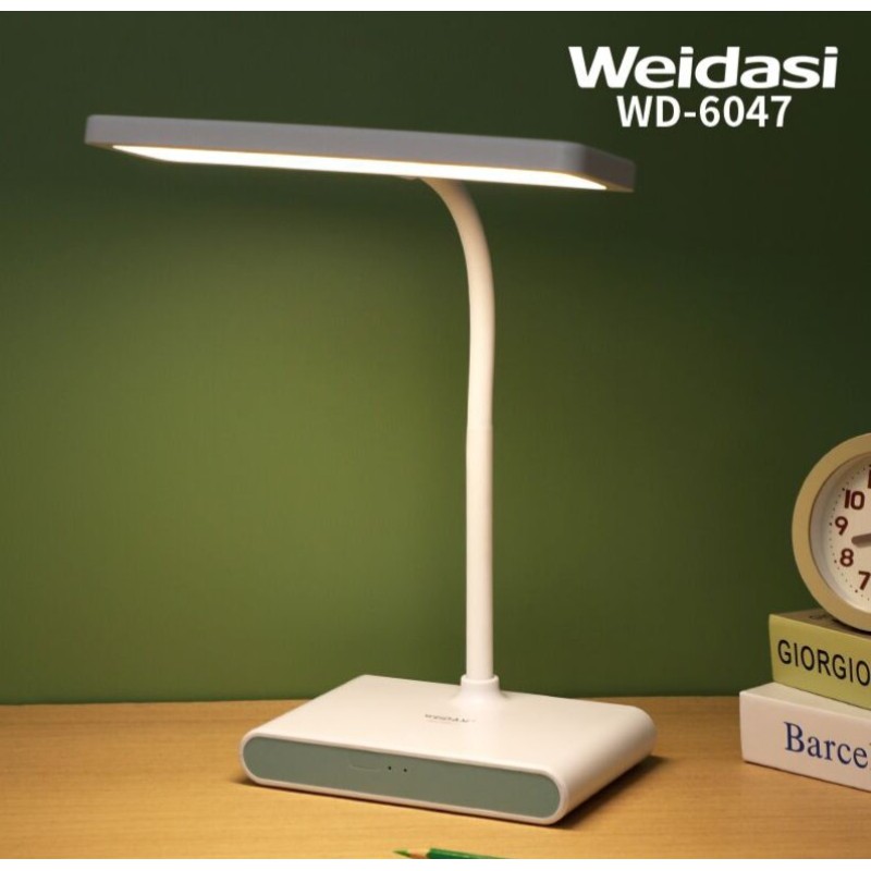 Picture of WEDASI ELECTRIC AC/ DC USB 3 MODES EYE PROTECTOR LAMP WD-6047 FOR READING,OFFICE,BEDROOM DECOR. - Multicolor