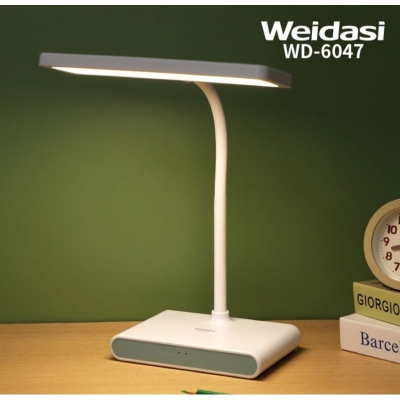 Picture of WEDASI ELECTRIC AC/ DC USB 3 MODES EYE PROTECTOR LAMP WD-6047 FOR READING,OFFICE,BEDROOM DECOR. - Multicolor
