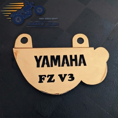Picture of Yamaha FZ V3 Hydraulic Guard Hydraulic Cap Hydraulic Cover Stainless Steel - Bikers Clan