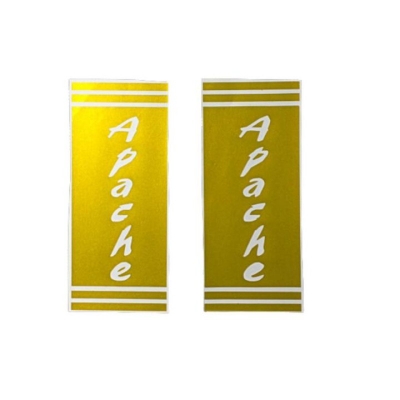 Picture of Font Suspension Fork Sticker Shock Up Sticker – Apache / TVS - Bikers Clan - Multicolor