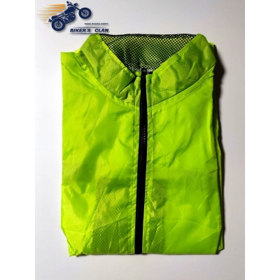 Picture of Biker Windbreaker Dust Coat – Neon Radium - Bikers Clan