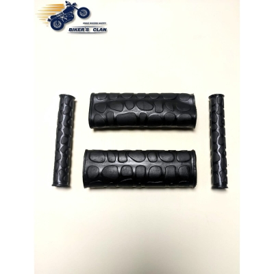Picture of Bike Handle Bar Grip Lever Grip Full Set 4 PCS Good Quality Rubber – Super Handle Grip - Bikers Clan