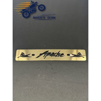 Picture of Motorcycle Name Plate Metal Bike Number Plate Stainless Steel Bike Logo Plate for all Bike